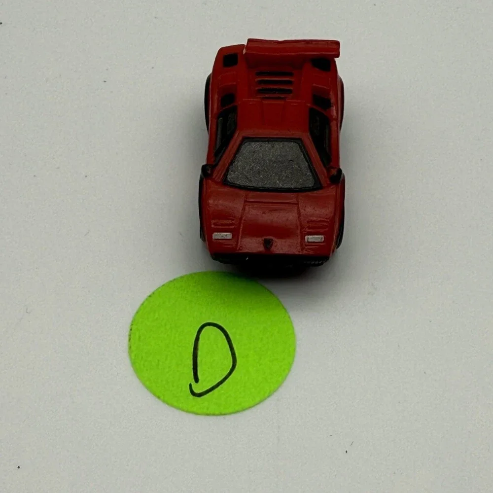 Vintage 1980s Micro Machines Red Lamborghini Countach Exotic Car Parts Repair